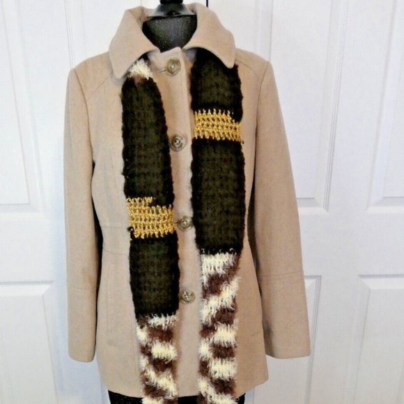 OOAK Scarf 105x5 Extra Long Unique Handmade Crochet Knit Men Women Winter NWT - Picture 3 of 10